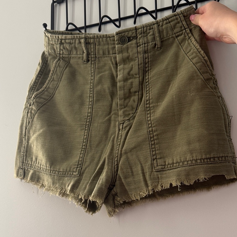 BDG Olive Cargo Women's Shorts